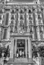 The Intercontinental Carlton Hotel in Cannes, Cote d`Azur, France Royalty Free Stock Photo