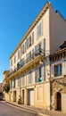 Historic tenement houses at Rue Louis Perrissol street in Castle Hill old town of Cannes at French Riviera in France