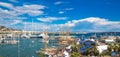 Cannes, France Le Vieux Port of Cannes. Cannes yachting festival Royalty Free Stock Photo