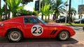 Vintage racing Ferrari in Cannes, France