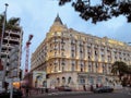 Cannes - Night view of the Carlton International Hotel