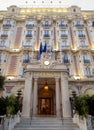 Cannes - Night view of the Carlton International Hotel