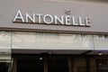 Antonelle logo brand and sign text front facade entrance trendy boutique fashion clothes shop