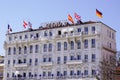 Splendid text sign and logo brand on facade hotel in Cannes France Royalty Free Stock Photo