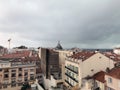 Cannes rooftops skyline