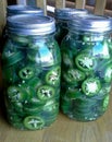 Canning Jalapeno Peppers Royalty Free Stock Photo