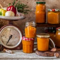 Canning Vegetable Spread Ikra Royalty Free Stock Photo