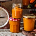 Canning Vegetable Spread Ikra Royalty Free Stock Photo