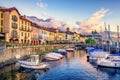 Cannobio Old Town port, Lago Maggiore lake, Italy