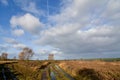 Cannock Chase Autumn Landscape over Heathland Royalty Free Stock Photo