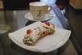 Cannoli dessert in Sicily Island in Italy Royalty Free Stock Photo