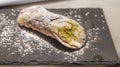 Cannoli is a dessert from Sicily, Italy