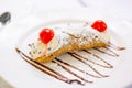 Cannoli with some cherries