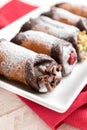 Cannoli time Royalty Free Stock Photo