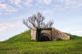 Battery in the citadel of Blaye, Gironde, France Royalty Free Stock Photo