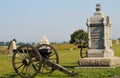Cannon at Battle field at Gettysburg Pennsylvania