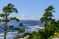 Cannon Beach, on the Central Oregon Coast Royalty Free Stock Photo