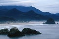 Cannon Beach coast line, Oregon Royalty Free Stock Photo