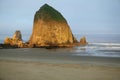 Cannon Beach, Haystack Rock, Oregon Royalty Free Stock Photo