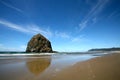Cannon beach pacific coast Royalty Free Stock Photo