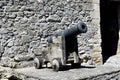Cannon at Cahir Castle, Ireland Royalty Free Stock Photo