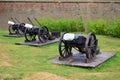 Cannon - Carolina citadel in Alba Iulia, Romania Royalty Free Stock Photo