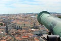 Cannon at Castle of Sao Jorge, Lisbon, Portugal Royalty Free Stock Photo