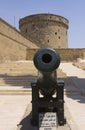 A cannon of the Citadel of Qaitbay Royalty Free Stock Photo
