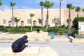 A cannon of the Citadel of Qaitbay Royalty Free Stock Photo