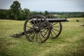 Cannon On a Civil War Battlefield Royalty Free Stock Photo
