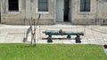 Cannon in the courtyard of the Castillo de San Marcos Royalty Free Stock Photo