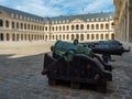 Cannon and Courtyard at Les Invalides in Paris