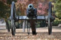 Cannon on display in Chickamauga Georgia