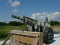 Cannon on display at VFW Post 4518, Sallisaw, OK Royalty Free Stock Photo