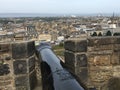 Cannon Edinburgh castle Royalty Free Stock Photo