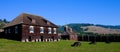 Cannon in Fort Ross inner square, California Royalty Free Stock Photo