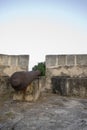 Cannon at fortaleza Royalty Free Stock Photo