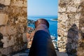 Cannon on the fortress known as Fortica on island Hvar, Croatia Royalty Free Stock Photo