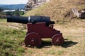 Cannon at Fredriksten Fort Royalty Free Stock Photo