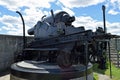 Cannon Guarding St Laurence River at La Citadelle, Quebec, Canada Royalty Free Stock Photo