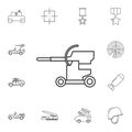 Cannon military line icon .Element of popular army icon. Premium quality graphic design. Signs, symbols collection icon for websi