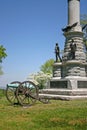 Cannon & Monument Royalty Free Stock Photo