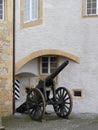 Cannon at the Murten Castle in Switzerland