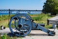 Cannon near the Mackinac Bridge