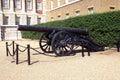 Cannon, Old Admiralty Horse Guards Parade, London, England Royalty Free Stock Photo