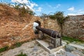 Cannon of Priamar fortress in Savona, Italy