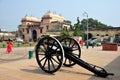 The cannon of Ramnagar Fort of Varanasi,UP,india. Royalty Free Stock Photo