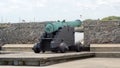 Cannon on the roof of the Castillo de San Marcos Royalty Free Stock Photo