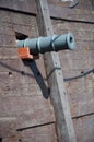 Cannon of the Santa Maria, Columbus' ship Royalty Free Stock Photo