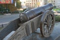 Cannon `the serf unicorn`. Lugansk, Lugansk People`s Republic.